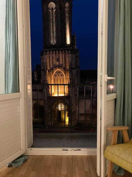 Appart 90M2 Lumineux, Centre, Vue Eglise Penchee Caen Exteriör bild