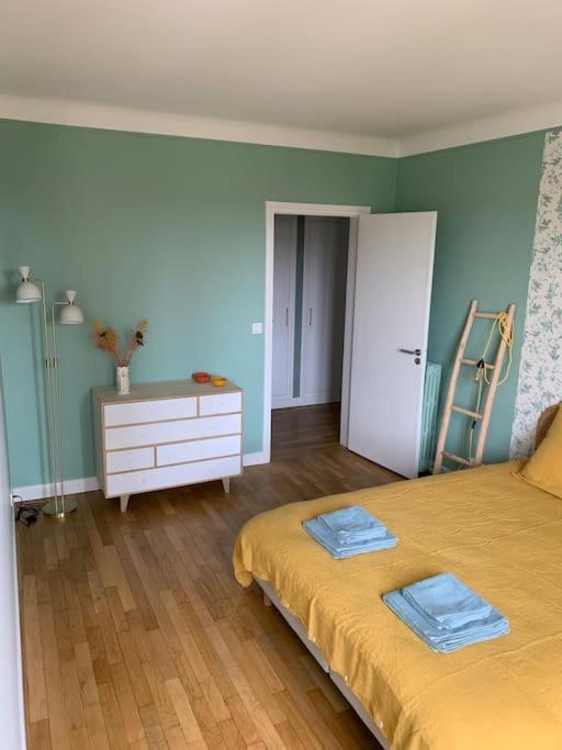 Appart 90M2 Lumineux, Centre, Vue Eglise Penchee Caen Exteriör bild