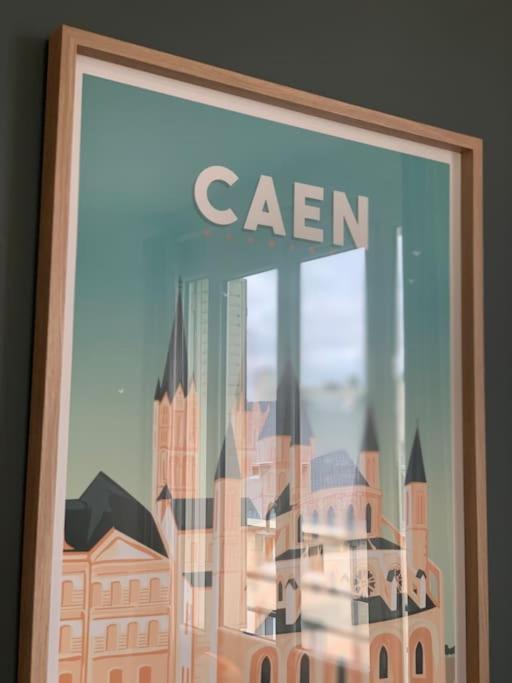 Appart 90M2 Lumineux, Centre, Vue Eglise Penchee Caen Exteriör bild