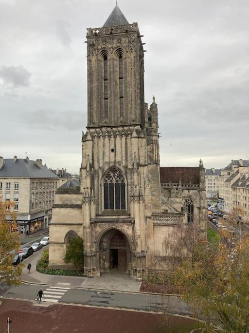 Appart 90M2 Lumineux, Centre, Vue Eglise Penchee Caen Exteriör bild