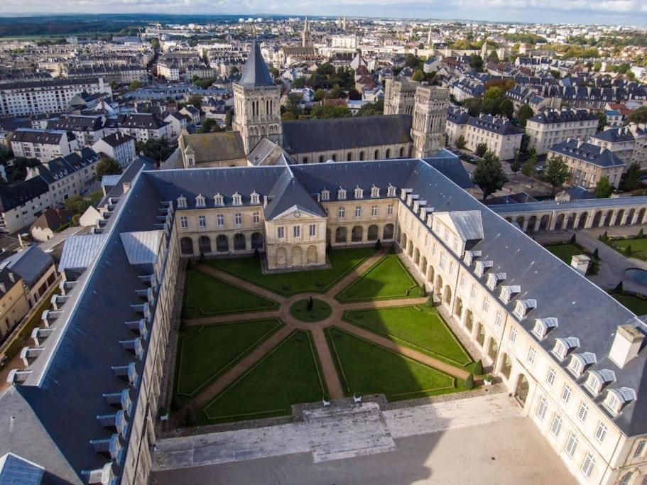 Appart 90M2 Lumineux, Centre, Vue Eglise Penchee Caen Exteriör bild