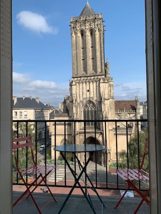 Appart 90M2 Lumineux, Centre, Vue Eglise Penchee Caen Exteriör bild